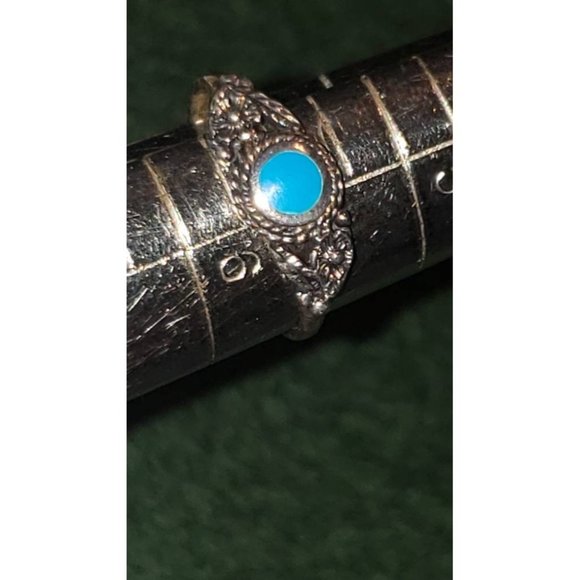 Sterling Silver Turquoise Rings*Silver Ring*Sterling Ring*Sterling Silver Ring*S - Picture 4 of 9
